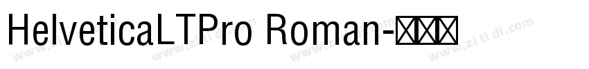 HelveticaLTPro Roman字体转换